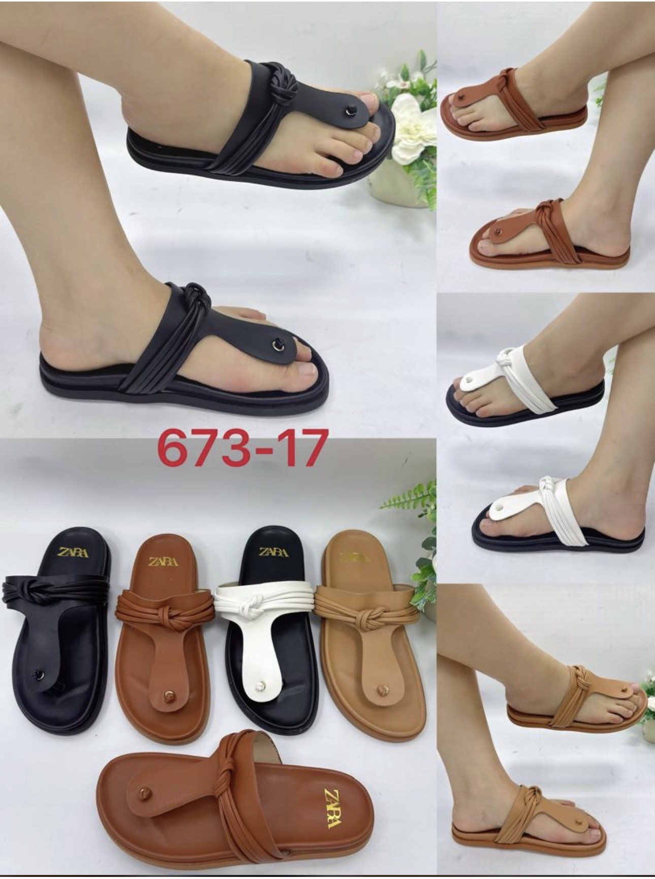 Zara slippers wear
