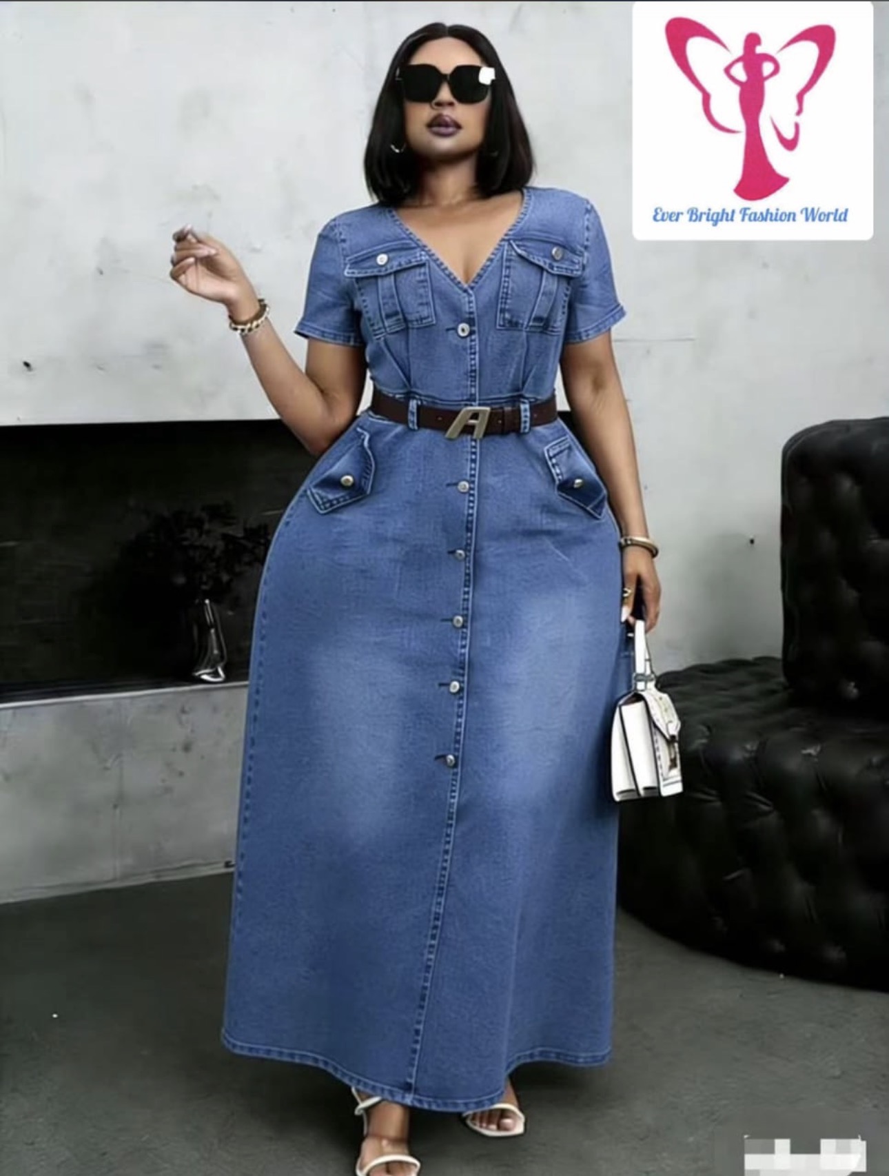 Jeans straight dress 