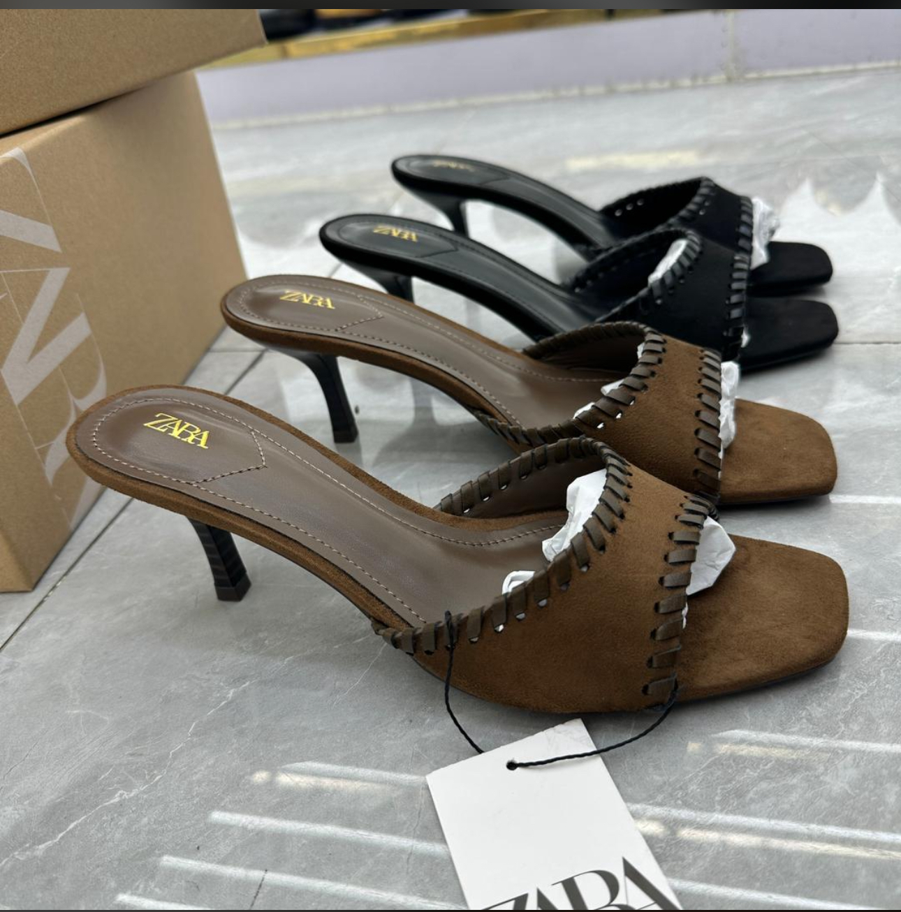 Minimalist mule heels