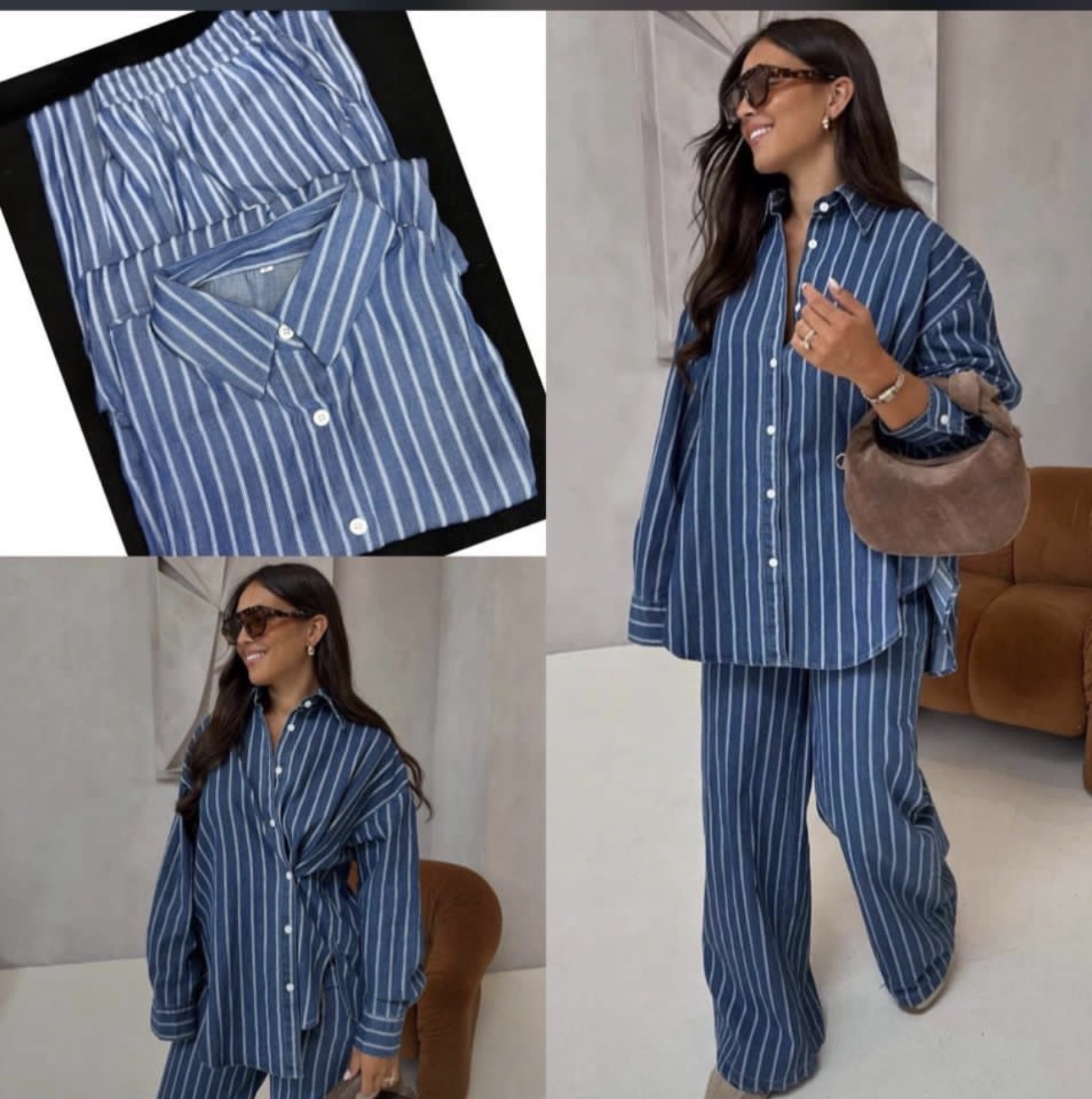 Stripped two pieces set