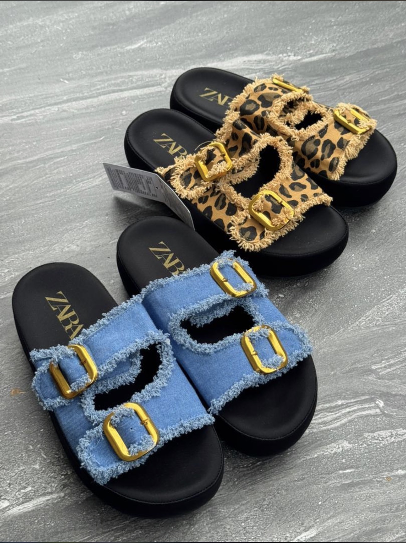 Double Buckle Comfort slides