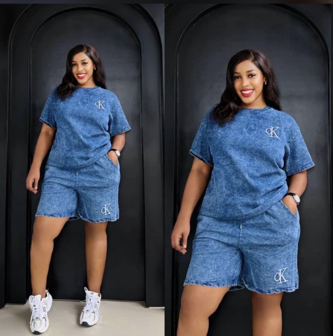 Two piece short set